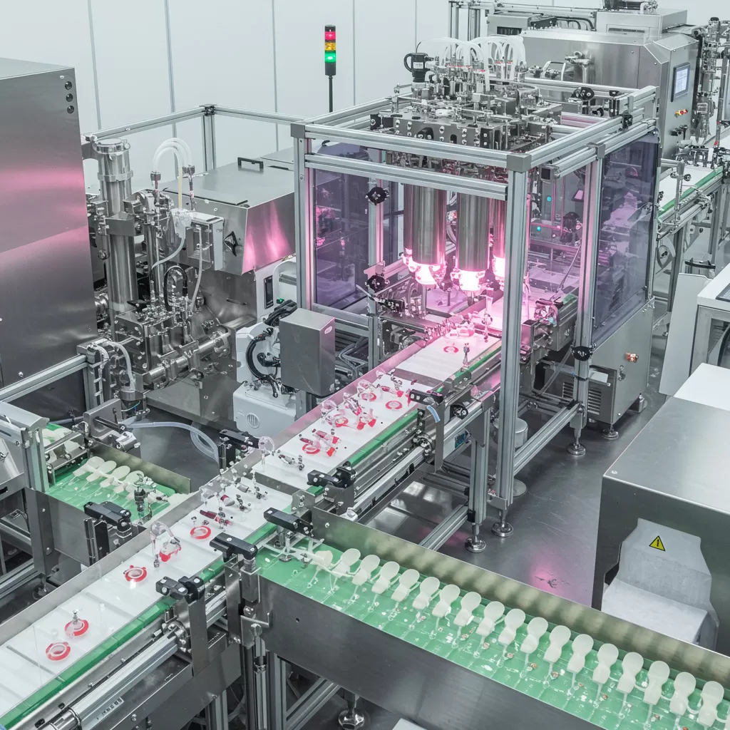 Automatisierte Herstellung von organischen Halbleitern