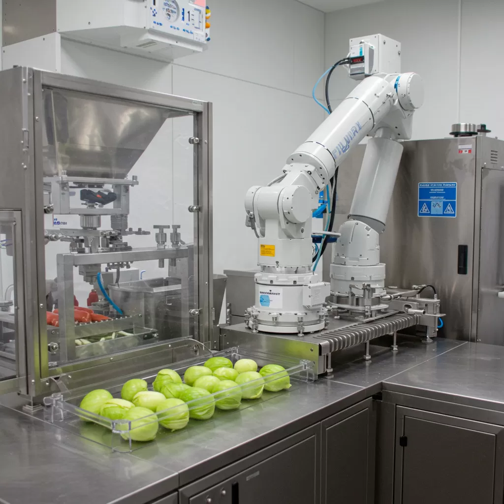 Automatisierte Systeme für die Lebensmittelverarbeitung