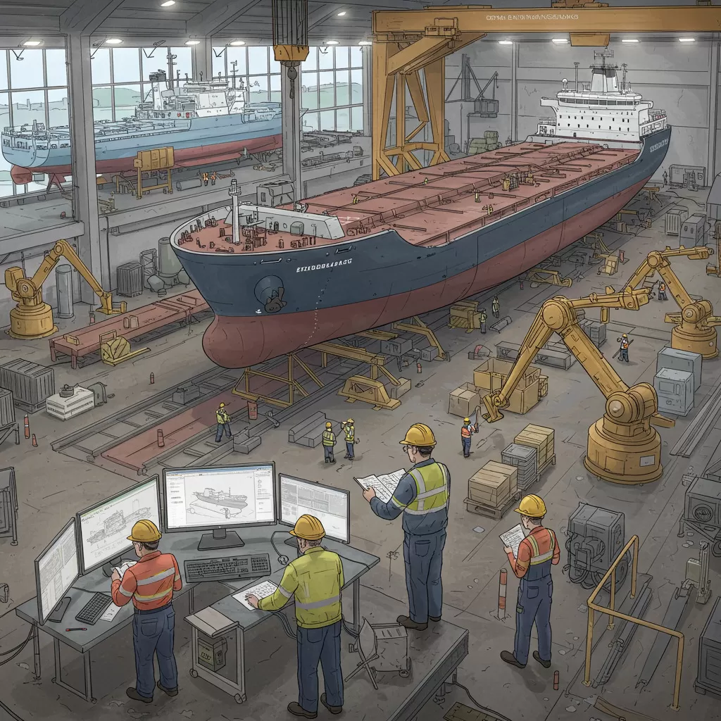 Die Rolle der Ingenieure im modernen deutschen Schiffbau