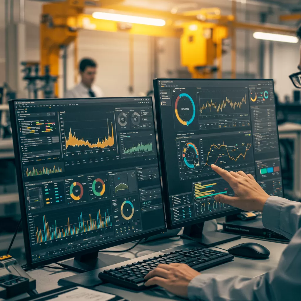 Fortschrittliche Analysetools für Maschinenleistung