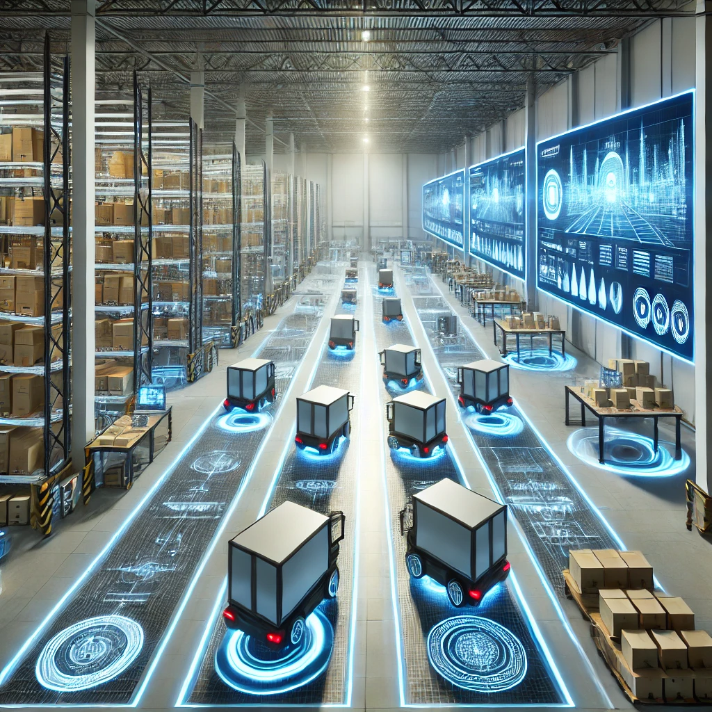 Optimierung der Produktionslogistik mit autonomen Fahrzeugen