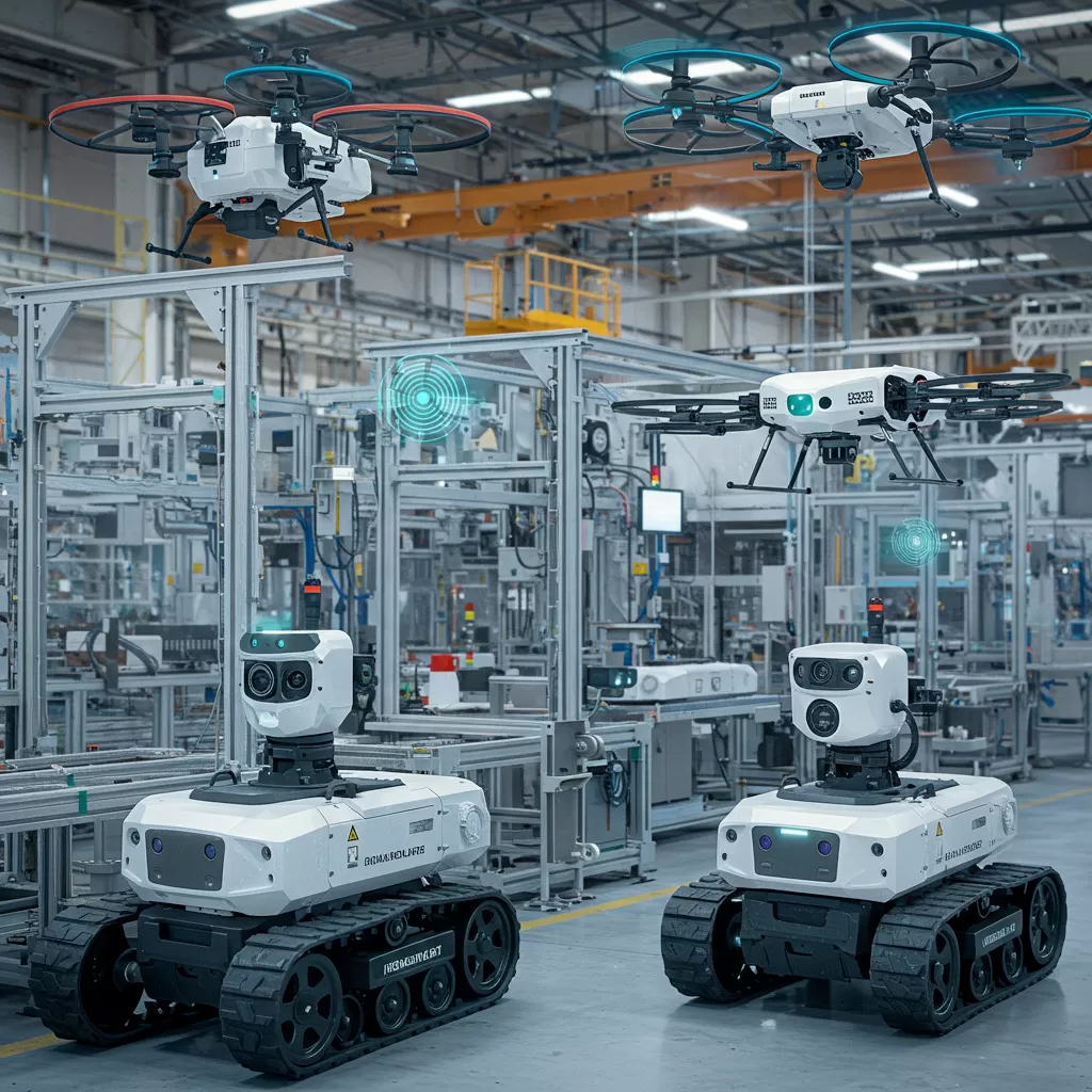 Sicherheitsroboter für Fabriken und Produktionsanlagen